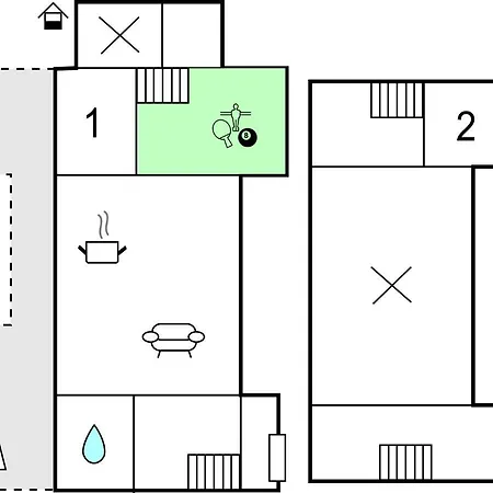 Dom wakacyjny Two Bedroom Holiday In